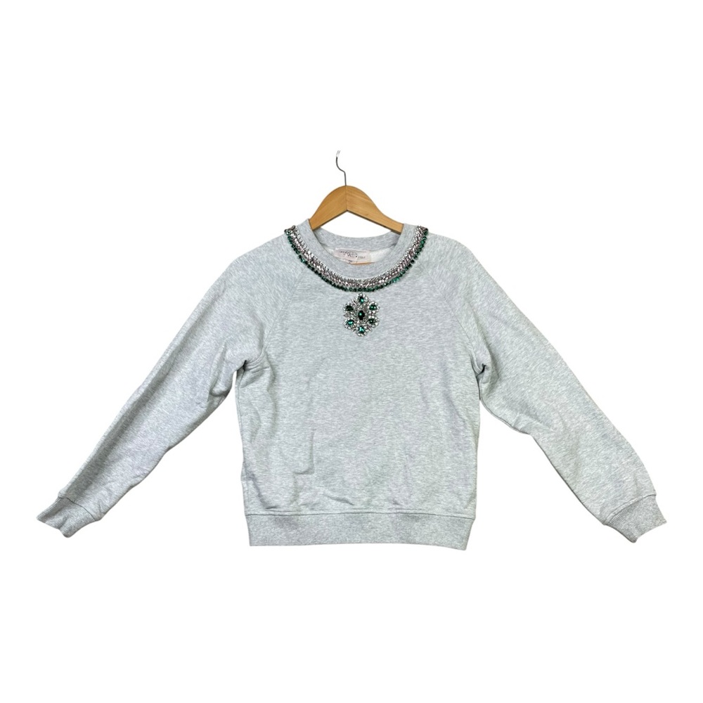 Giambattista Valli X H&M Sweatshirt Rhinestones Studded Sz XS Limited Edition